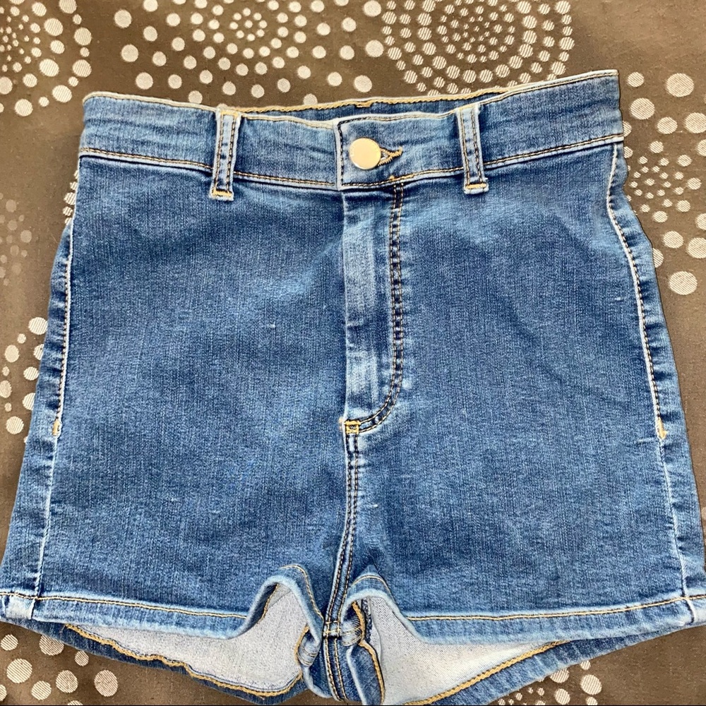 Petite TopShop Joni Shorts - Picture 3 of 5